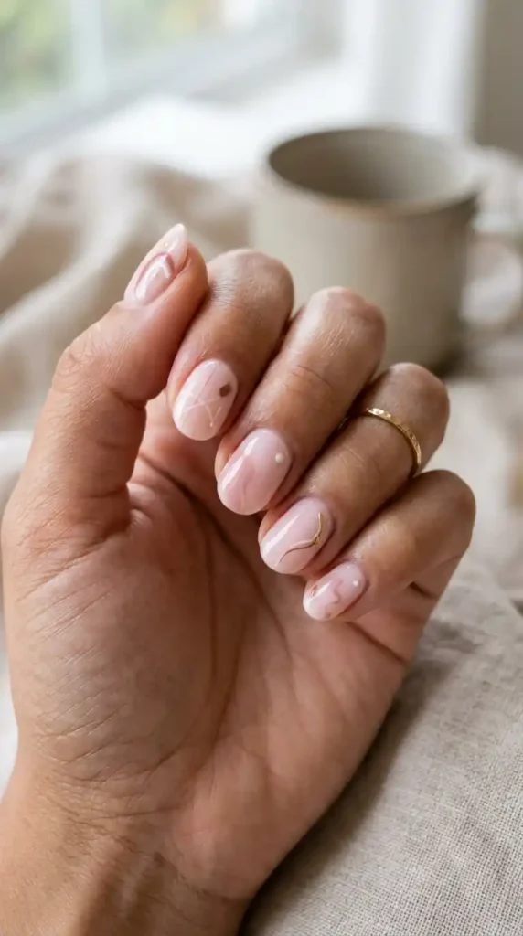 soft-pink-abstract-nails
