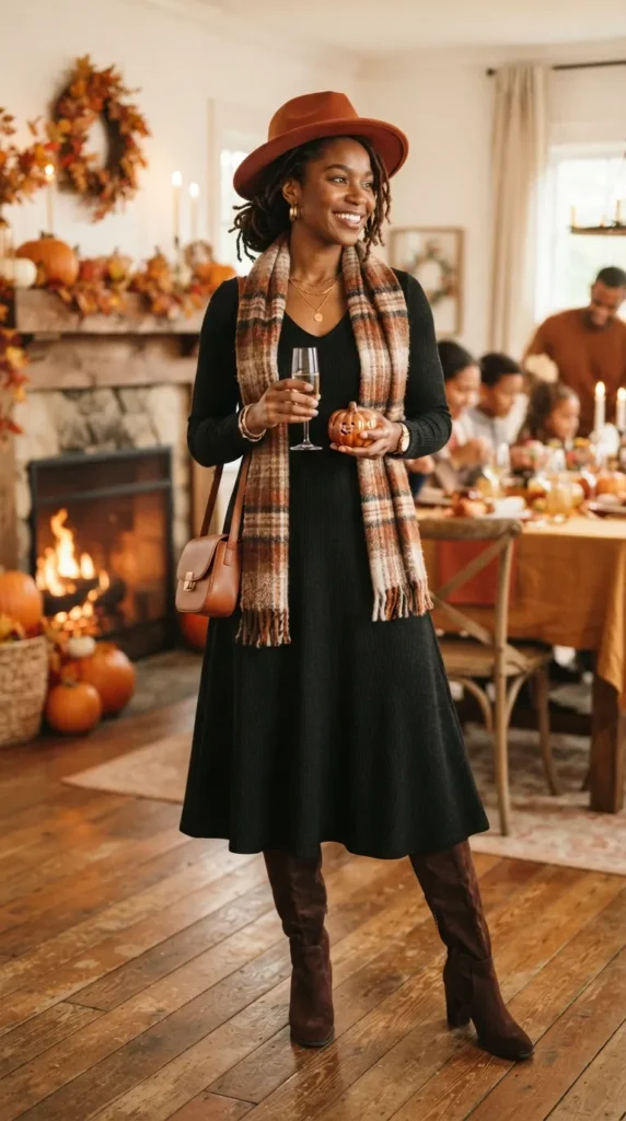 elegant-black-dress-with-fall-accessories