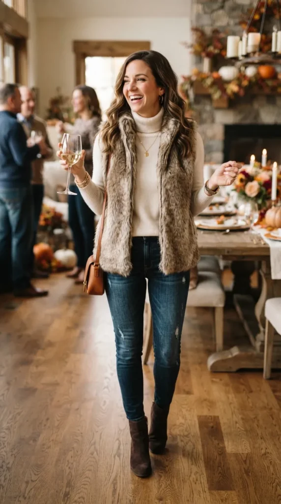 faux-fur-vest-with-casual-layers