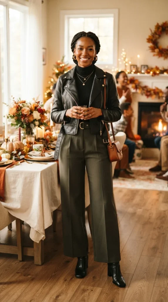 faux-leather-jacket-with-dressy-pants