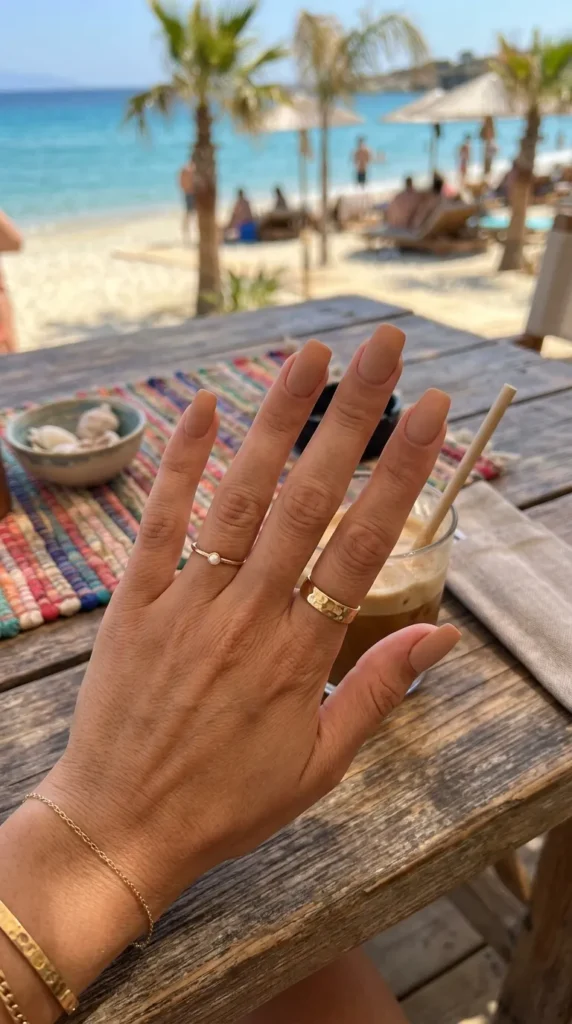 matte-sandstone-nails