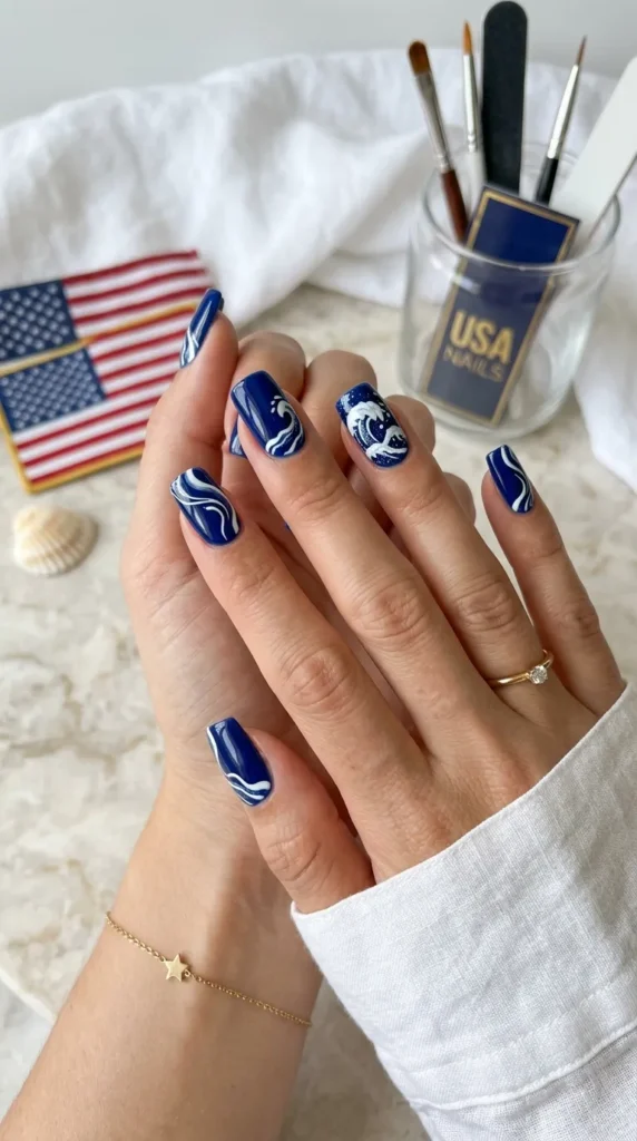 navy-and-white-waves