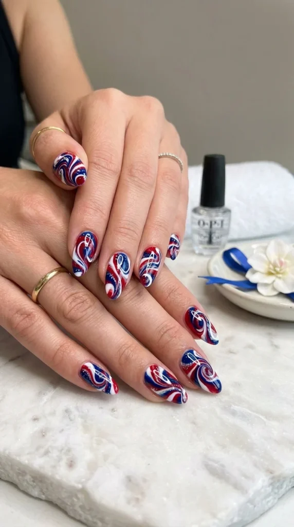 red-white-blue-swirl-art