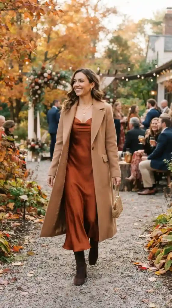 rust-slip-dress-with-long-coat