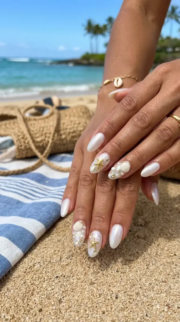 seashell-pearl-nails