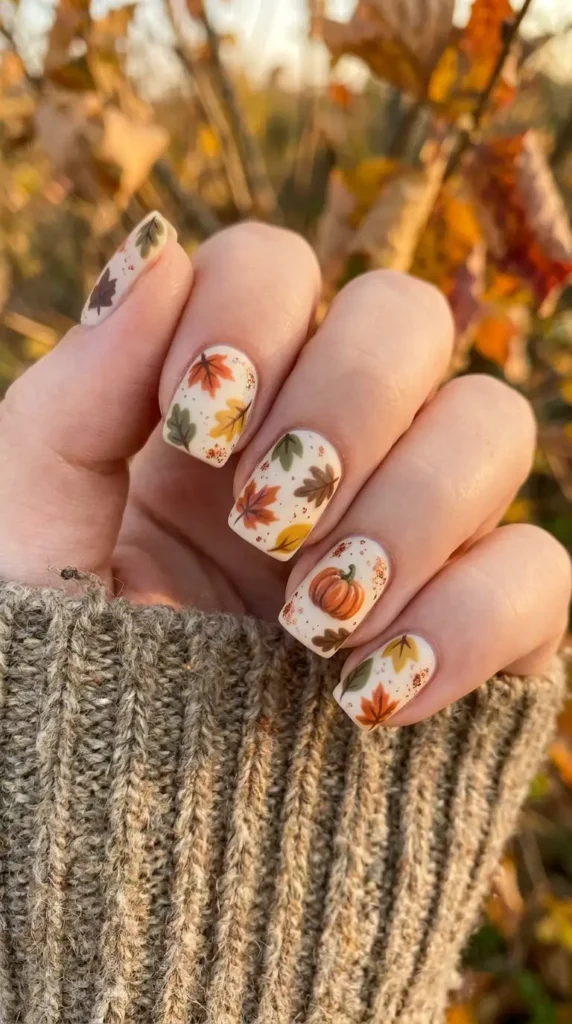seasonal-short-nail-art